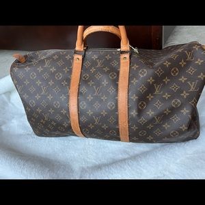 Auth Louis Vuitton Keepall 55 Travel #MI 0961